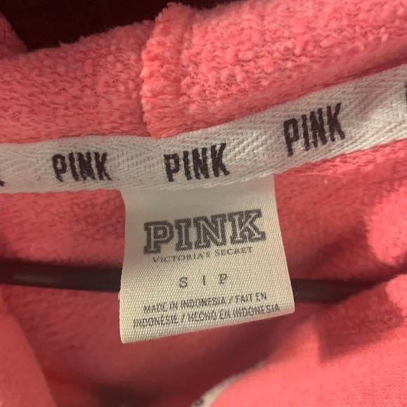 PINK Sweatshirt Jacket - Picture 2 of 3